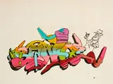 Dessin by Sonic Bad, 1978, Encre, feutre et crayon sur papier signé Cette oeuvre sera remise avec un certificat d'aut, sold Nov 2023