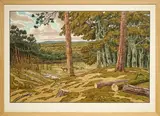 La forêt by Henri Rivière, 1899, Lithographie en couleurs Épreuve issue de la série "Les Aspects de la Nature", planche n°1, sold May 2023