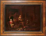 Intérieur de cuisine by Jan Baptist Nollekens, Toile Hauteur :, sold Nov 2024