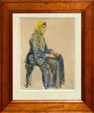 Femme by Thalia Flora-Karavia, Aquarelle signée en bas à droite, sold Jun 2026
