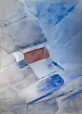 Composition sans titre by Béatus Zumstein, 1960, Aquarelle sur carton souple signée et datée en bas à droite, sold May 2020