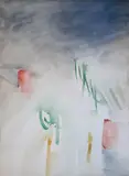 Composition sans titre by Béatus Zumstein, 1960, Aquarelle sur carton souple signée et datée en bas à droite, sold May 2020