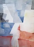 Composition sans titre, 60 by Béatus Zumstein, Aquarelle sur carton souple signée et datée en bas à droite, sold May 2020