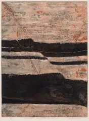 Split Rock, Pre Cambrian Shield Series (00337) by Ed Bartram, 1979, colour etching on paper, sold Jan 2026
