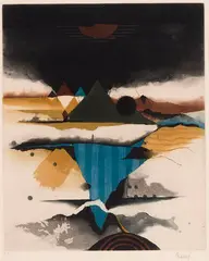 Untitled (00230) by Tuvia Beeri, print on paper, sold Jan 2026