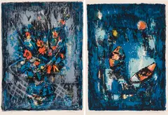 Blumens Stille Ben / Barken Im Fernen Osten (00231 / 00232) by Lê Bá Đảng, print on paper, sold Jan 2026