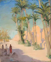 Marrakech by Winston Churchill, oil on canvas, sold Nov 2025