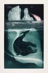 Fire Down on the Labrador by David Blackwood, 1980, etching and aquatint on paper, sold Nov 2025
