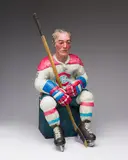 Henri by Joseph Hector Yvon Fafard, 1993, bronze sculpture with patina, sold May 2025