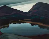 Northern Lake by Lawren Harris, oil on canvas, sold May 2025