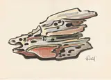 Hornissennest by Karl Schmidt-Rottluff, 1957, Aquarell, Deckweiß und Tusche auf Papier, sold Nov 2019