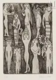 Personnages antiques by Anton Prinner, Eau forte sur papier, sold Nov 2022