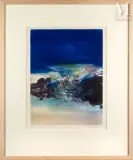 Composition by Zao Wou-ki, 1981, Eau-forte et aquatinte, épreuve, sold Nov 2022
