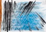 P5-1977-H6 by Hans Hartung, 1977, Pastel et grattage sur carton baryté, sold Nov 2022