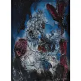 Le coq by Thanos Tsingos, 1955, Huile sur panneau de bois, sold May 2017