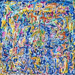 Grand Kalyste by Mahjoub Ben Bella, 2003, Huile sur toile, sold Apr 2017