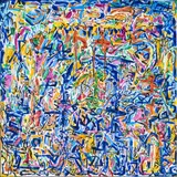 Grand Kalyste by Mahjoub Ben Bella, 2003, Huile sur toile, sold Apr 2017