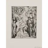 Boite de nuit - 1927 by Kees van Dongen, Eau-forte en noir sur Rives fiigrané, sold Apr 2017