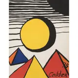 Petite composition - 1976 by Alexander Calder, lithographie en couleurs, signée et datée "75", sold Apr 2017