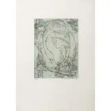 Sans titre - 1963 by Max Ernst, Eau-forte et aquatinte en couleurs, signée et, sold Apr 2017