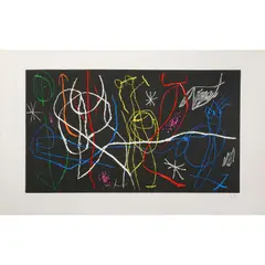 L'invité du dimanche III - 1969 by Joan Miró, Eau-forte en couleurs, épreuve HC signée (75, sold Apr 2017