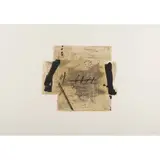 Deux noirs et carton - 1971 by Antoni Tàpies, Eau-forte en ocre, noir et gris, épreuve d'artiste, sold Apr 2017