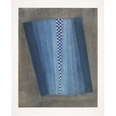 Blues -1978 by Arthur Luiz Piza, Gravure à la gouge en couleurs, épreuves, sold Apr 2017