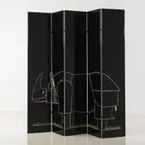 & Kazuhide Takahama (1930-2010) by François-Xavier Lalanne, Bois laqué noir et sérigraphié, caoutchouc, sold Apr 2017