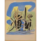 Les Illuminations d'Arthur Rimbaud by Fernand Léger, 1949, Gouache et encre sur papier, sold Mar 2017