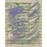 L'Asparagus (pour Francis Ponge) by Jean Fautrier, 1963, Pastel et encre sur papier, sold Mar 2017