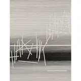 Sur une ligne tendue IV by Michel Seuphor, 1962, Encre de chine sur papier, sold Mar 2017