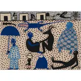 Ghana by Manuel Mendive, 1982, Gouache sur papier, sold Mar 2017