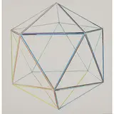 Etude pour une structure chromatique by Gregorio Vardánega, 1992, Mine de plomb et pastel sur papier, sold Mar 2017