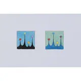 Etude à deux motifs by Gregorio Vardánega, 1991, Pastel sur papier, sold Mar 2017