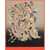Sans titre (paysage nocturne) by Jean-Jacques Lebel, 1989, Technique mixte (collage, mine de plomb, crayon, sold Mar 2017