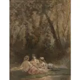 Narcisse DIAZ de la PENA by Narcisse-Virgilio Diaz de la Pena, Aquarelle et rehauts de gouache blanche sur, sold Mar 2017