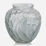 "Sauterelles" vase by René Lalique, France, sold Sep 2017