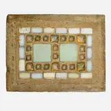 Favrile Glass Tile Plaque by Tiffany Studios, sold Sep 2017