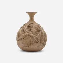 Vase by Robert Maxwell, c. 1965, stoneware, sold May 2023