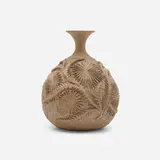Vase by Robert Maxwell, c. 1965, stoneware, sold May 2023