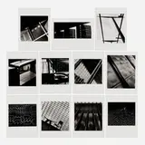 Jean Prouvé (portfolio of eleven works) by Lucien Hervé, 1999, gelatin silver print, sold May 2023