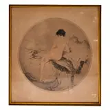 Retiring (H.C. & I. 229), 1925Color by Louis Icart, etching and aquatint, offered Jul 2023