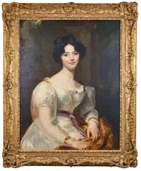 Mary Anne, Lady Beaumont by Thomas Lawrence, Oil on canvas, offered Jun 2021