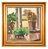 Window view by Majsa Bredsdorff, 1911, Oil on canvas, offered Jun 2021