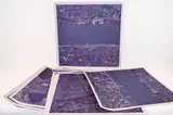 Eleven (11) lithographs. "Views of Manhattan Portfolio" Color with photo- by Alan Sonfist, collage, offered Jun 2021
