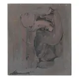 Untitled by Gilbert L. Stone, 1967, Oil on board, offered Jun 2021