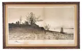 Lake Champlain by Edward Field, 1890, Etching, offered Jun 2021