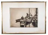 John & James by Arthur Briscoe, 1928, Etching, offered Jun 2021