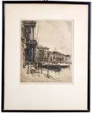 Untitled by Jan C. Vondrouš, 1924, Etching, offered Jun 2021