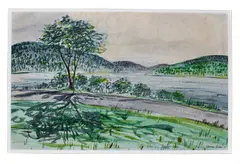 Untitled by Catherine Candali, 1955, Watercolor, offered Jun 2021